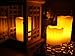 Flameless Candles, Drip Pillar Wax Candles with Remote, 4-inch, 5-inch and 6-inch Candles Set of 3 (IVORY)