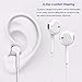 Earphones, Microphone Earbuds Stereo Headphones Noise Isolating Headset Made Compatible with iPhone Xs/XR / XS Max/iPhone 7/7 Plus iPhone 8/8Plus / iPhone X Earphones, Support All System (1 Pack)thumb 3