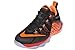 Nike Kid's Lebron XII Low GS, BLACK/METALLIC SILVER-TOTAL ORANGE