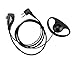 XFOX® 2Pin Advanced D Shape Clip-Ear PTT Headset Earpiece Mic for Motorola 2 Way Radios GP88S GP300 GP68 GP2000 GP88 GP3188 CP040 CP1200 A8 A6 A10 A12 Walkie