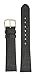 Mens Lizard Grain Watchband Black 18mm Watch Band - by JP Leatherworks