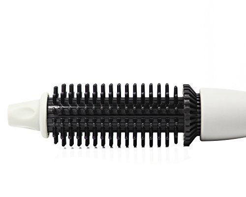 Calista Tools Pro Grip Digital Temp Control Ionic Round Hot Brush with Bag, Grey, 1.5-Inch