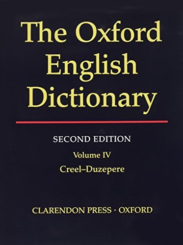 The Oxford English Dictionary Second Edition (VOLU: John Andrew