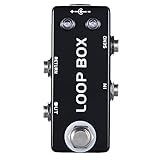 ammoon Mini Guitar Effect Pedal Loop Box Switcher Channel Selection True Bypass