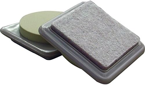 Shepherd Hardware 9369 3-Inch Reusable, Heavy Duty Furniture Mover Pads, Felt, 4-Pack