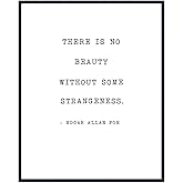 Edgar Allan Poe Quote Wall Art Print Typography - 8x10 Unframed Photo - Makes a Great Gift - Chic Home Decor