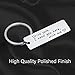 Fathers Day Gifts Dad Gifts Keychain Father Daddys Girl Gift From Daughter/Son Kids for Birthday, Stainless Steel