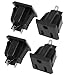 10 Pcs US 3 Pins Power Socket Plug Black AC 125V 15A