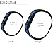 iBREK Bands for Garmin Vivofit jr/jr 2/3, Silicon Stretchy Replacement Watch Bands for Kids Boys Girls Small Large(No Tracker)-Large,Blue Camo