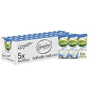 Campina Langlekker Halfvolle Melk Mini 5 x 6 x 200 ML