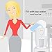 Honeywell HWB2052S/HWB101S 21-Inch Tabletop Water Cooler Dispenser, Hot and Cold Temperatures with 4 Gallon Filtration System, Silver