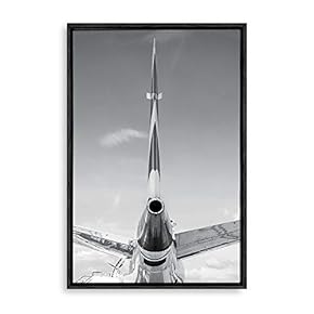 Framed Canvas Wall Art Aviation Machinery Canvas Prints Home Artwork Decoration for Living Room,Bedroom - 24x36 inches