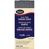 Wrights 117-200-045 Single Fold Bias Tape, Light Grey, 4-Yard