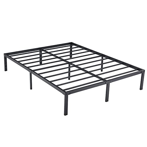 zizin Bed Frame Platform Base 14 Inch with Storage/Heavy Duty Metal