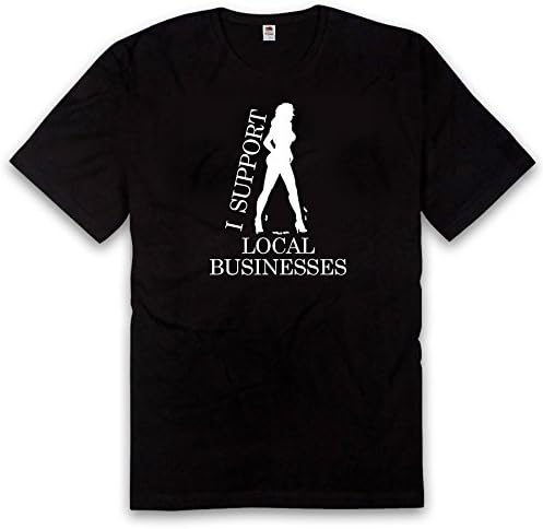 Vice 51 I Support Local Businesses, Funny Stripper T Shirt, Exotic Dancer Shirt (3XL)