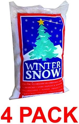 FloraCraft Faux Snow 4 Liters White (4 Pack 4 Liter)