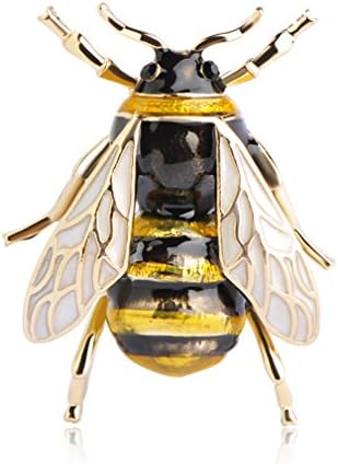 Bee Fly Insect Brooch Clothes Accessories Enamel Brooches black
