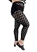 Curbigals Women's Plus Size Stretchy Lace Pattern Capris Leggings Tights