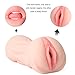 Ergonomic Design Double Holes Silicone Dolls Men's Adult Toys,Underwear Silicone Artificial 3D Realistic Lifelike Toys for Men Male with 2 Entries Cup Toys, T-Shirt