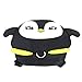 EPLAZA Toddler Walking Safety Penguin Belt Backpack with Leash Child Kid Harness Strap Bag (Black Penguin)