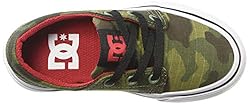 DC Unisex-Child Trase TX SE Skate Shoe, camo, 10.5M