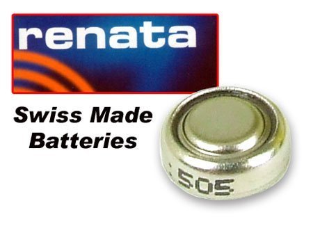 Renata Watch Battery 377 (Sr626Sw), Twin Pack