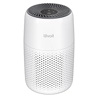 LEVOIT Air Purifiers for Bedroom Home Dorm, 3-in-1 Filter Cleaner with Fragrance Sponge for Better Sleep,Portable Filters Smoke, Allergens, Pet Dander, Odor, Dust, Office, Desktop, Core Mini-P, White