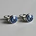 Blue French Cuff Dress Shirt (Cufflinks Included)