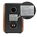 Bookshelf Speakers Passive Wooden Speakers Needs Amplifier or Receiver 5-Inch 2.0 for TV Desktop Shelf Home Theater Surround System DK560thumb 4
