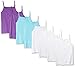 Fruit of the Loom Girls' 10 Pack Assorted Color Cotton Cami