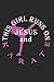 This Girl Runs on Jesus and Karate Journal / Notebook by 