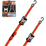 SmartStraps 14-Foot Premium Ratchet Straps (4pk) 3,000 lbs Break Strength â€“ 1,000 lbs Safe Work Load â€“ Haul Heavy-Duty Loads Like Boats and Appliances â€“ Strong, User-Friendly Ratchet Straps â€“