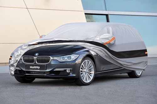 Holthly Exterior Car Cover for BMW 3 Series Touring (2005-2025), Car Cover 10 Layers of Protection, 100% Waterproof, Anti-Dust, Windproof, Rainproof, UV Protection