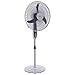 Costway 18-Inch Pedestal Fan 3-Speed Oscillating Stand w/ Manual Control Timer