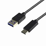 USB 3.0 Type-C Cable for Samsung S8, S8 Plus, A5, A7 (2017), Moto Z, LG V20, G6, Google Pixel XL, HTC 11, U Play, ZTE Axon 7, USB-C Charge and Sync Cord for Type C Phones (Black 1M)