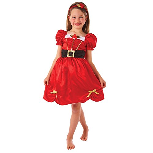 Girls Deluxe Red Little Miss Santa Claus Helper Elf Xmas | Desertcart Gambia