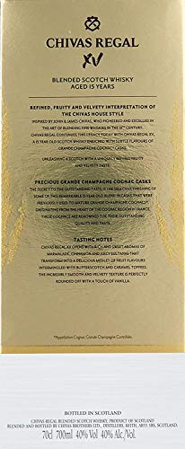 Chivas Regal XV 15 Years Old Blended Scotch Whisky 0,7 Liter – Bild 6