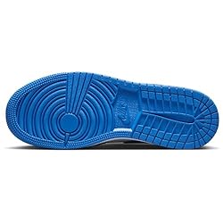 Jordan Big Kid's Air 1 Low White/Royal