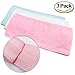 Hansderma SkinSoft Spa Headband for Facials, Makeup, Shower, Spa Wrap, hairband, 99% Cotton (Basic-3 Colors)
