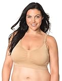 Motherhood Plus Size Seamless Clip Down Nursing Bra