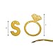 iLove Party IT JUST GOT REAL - Gold Glitter Banner, Perfect For Bachelorette Party Decorations, Bridal Shower Decorations, Engagement Party Decorations, Wedding Decorations, Funny Announcements