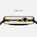 Apple Watch Case, FIVEFISH Ultra Lightweight Thin Clear PC Full Coverage Plated Case for Apple Watch (Rosegold 38mm)