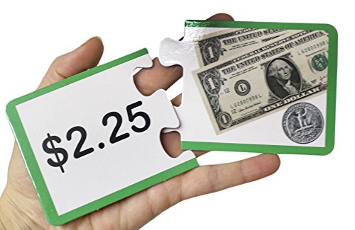 Money Puzzle - Currency Math Activity - Early Childhood Teacher Supply - Play Banking