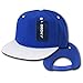 DECKY 2Tone Flat Bill Snapbacks, Royal/White
