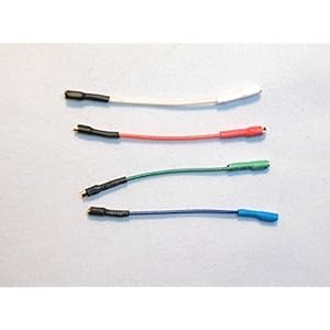 Cartridge Headshell Connector kabels/kabels met gouden connectoren voor Technics SL1000 Mk2, SL1000 Mk3, SL120, SL110…