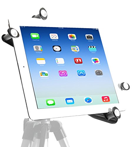 iShot G7 Pro Tripod Mount for iPad,Upgraded Universal Heavy Duty All Metal Frame iPad Tripod Mount Adapter,iPad Holder for Tripod Fits iPad Air, Pro 10.5 9.7, Mini, iPad 123456 with Or Without A Case