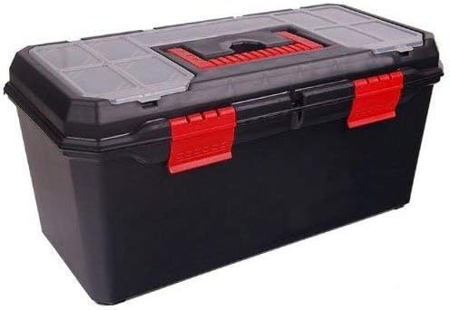 Toolzone 19 inch Black Heavy Duty Plastic Maestro Toolbox with Handle TB095