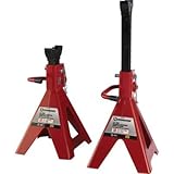 Strongway Double-Locking Jack Stands - Pair, 12-Ton Capacity, 18 5/16in.-28in. Lift Range