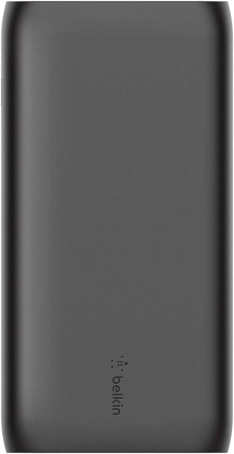 Belkin Portable Power Bank Charger 20K (Portable Charger Battery Pack w/Dual USB Ports, 20000mAh Capacity) for iPhone, iPad, AirPods and More, Black (BPB003btBK)