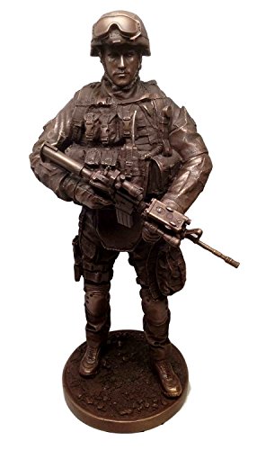 MILITARY SPECIAL ARMED FORCES SNIPER BASE CAMP GUARD STATUE SCULPTURE